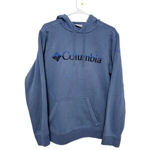 Columbia Sportswear‎ Blue Logo Hoodie Pullover Medium Casual Outdoor Streetwear